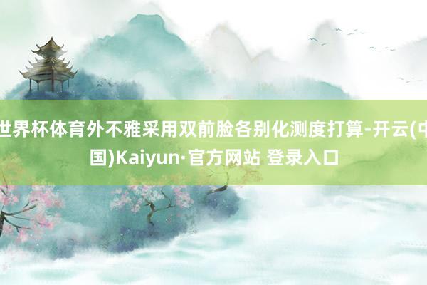 世界杯体育外不雅采用双前脸各别化测度打算-开云(中国)Kaiyun·官方网站 登录入口