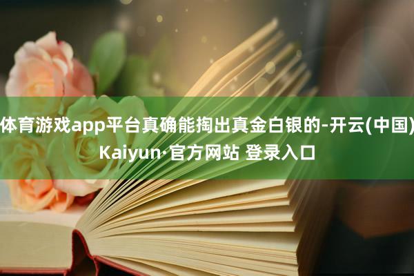 体育游戏app平台真确能掏出真金白银的-开云(中国)Kaiyun·官方网站 登录入口